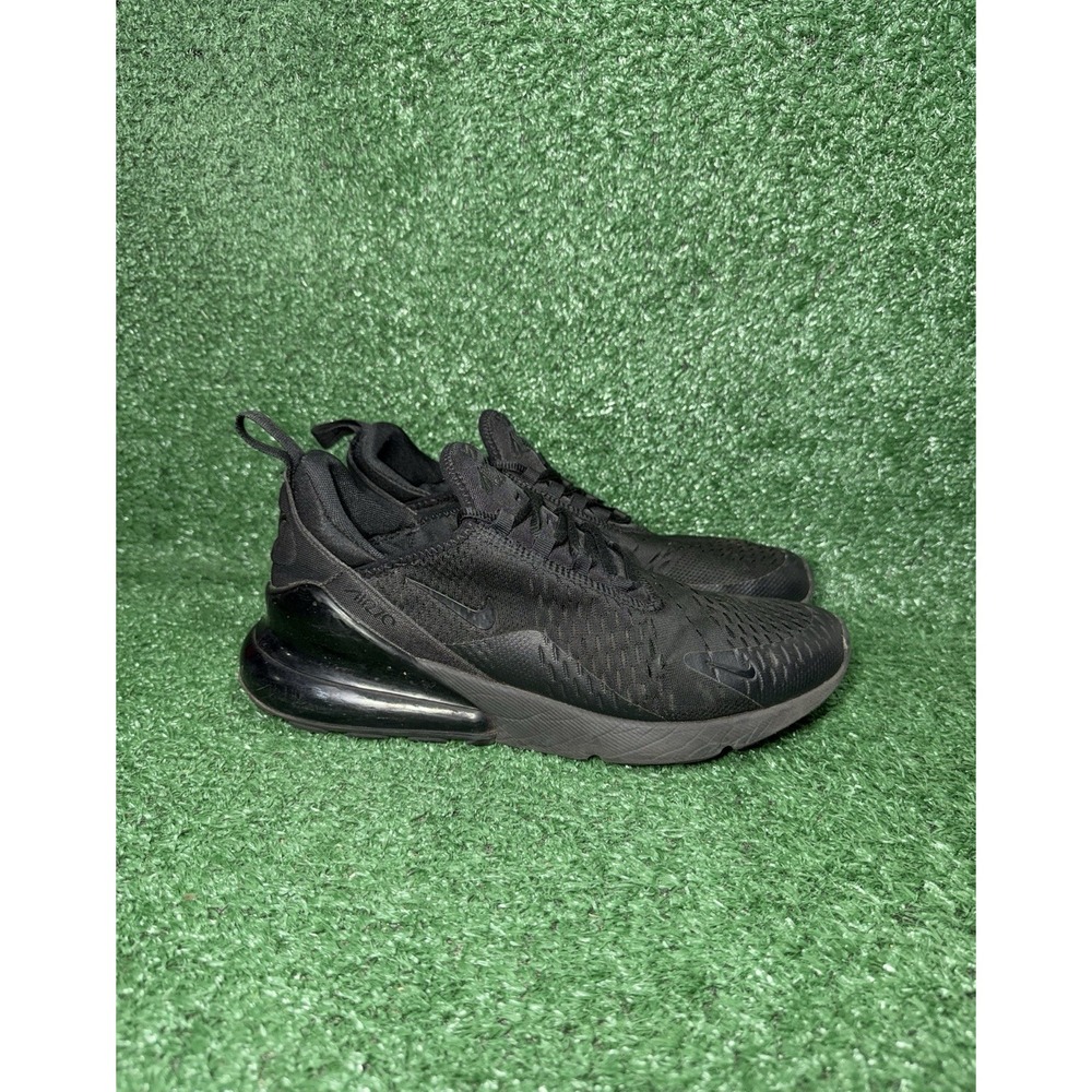 Nike Air Max 270 Mens Size 9 Black Running Shoes Comfort Sneakers AH8050-005